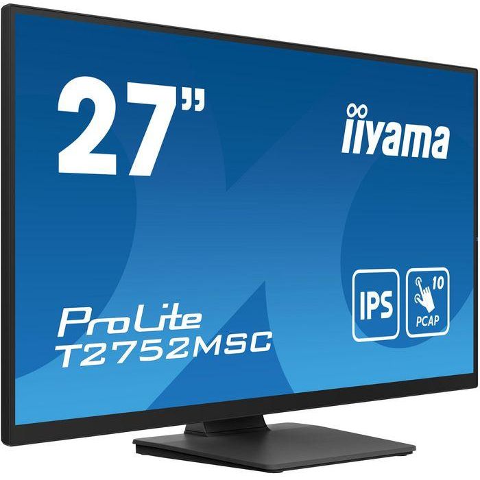 Iiyama Monitor Táctil 27" Full HD IPS, 1920x1080, PCAP 10P Touch, HDMI, DisplayPort, USB Hub 3.2, Altavoces (T2752MSC-B1) 13 Iiyama Monitor Táctil 27" Full HD IPS, 1920x1080, PCAP 10P Touch, HDMI, DisplayPort, USB Hub 3.2, Altavoces (T2752MSC-B1) 13