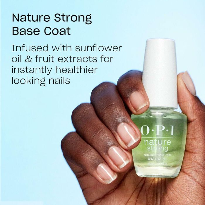 OPI Esmalte de Uñas Nature Strong Origen Natural Vegano Duración 7 Días, Brillo Espectacular, Secado Rápido #Raindrop Expectations 15 ml 2