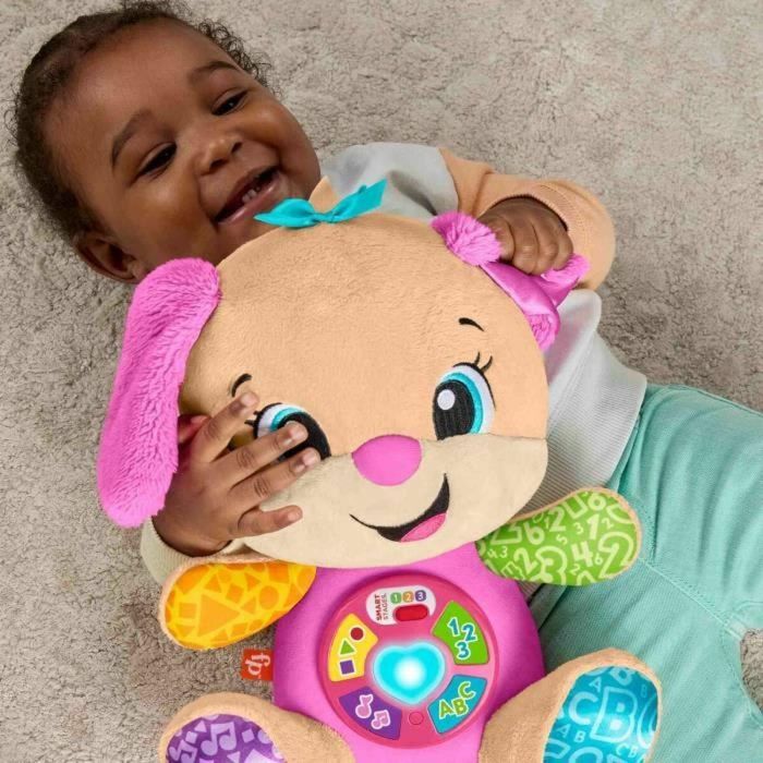 Fisher-Price JFD31 Peluche musical de despertar progresivo Laugh and Learn para hermanas 3
