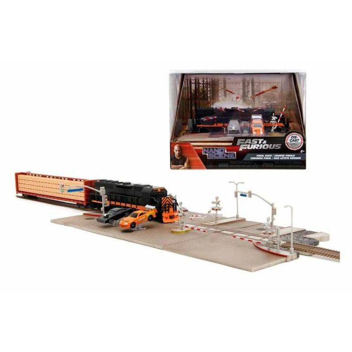 Fast & furious nano escenario diorama tren 8