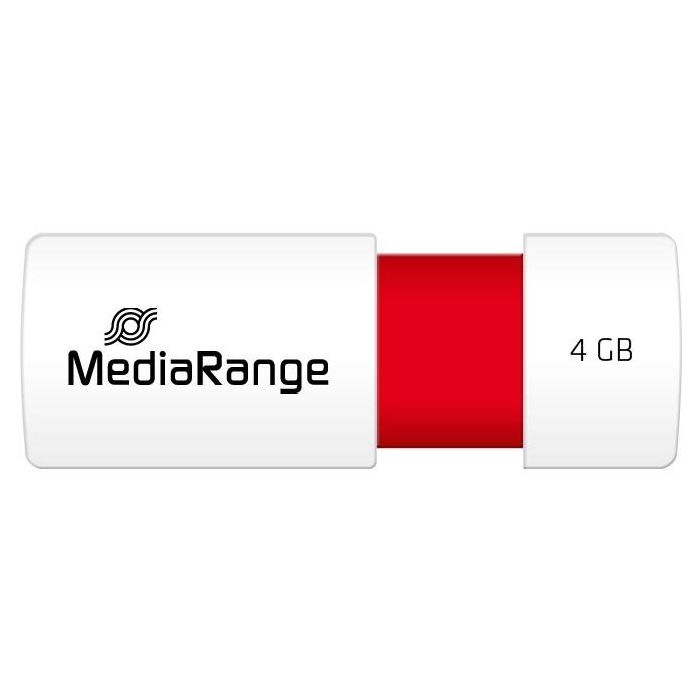 STICK MediaRange USB-Stick 4GB USB 2.0 Slider red 3 STICK MediaRange USB-Stick 4GB USB 2.0 Slider red 3