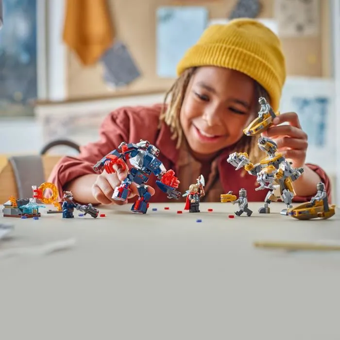 Lego Marvel 76322 Vengadores Thor vs. Chitauri - Juguete para Niños a partir de 8 años 4