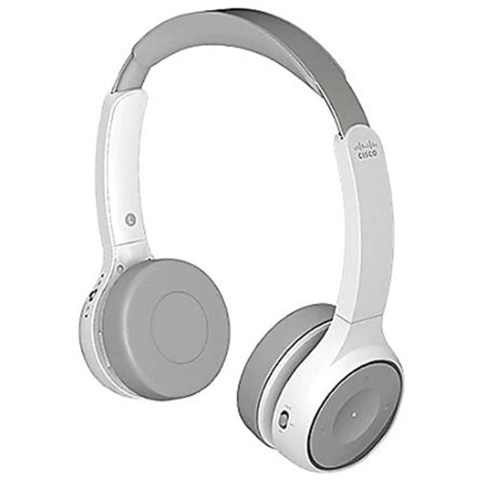 Cisco Auriculares 730 Inalámbricos y Alámbricos Diadema para Llamadas/Música Blanco/Platino