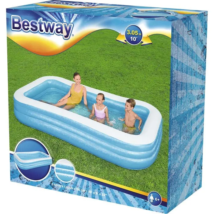 Piscina Hinchable para Niños Bestway Multicolor 305 x 183 x 56 cm 1