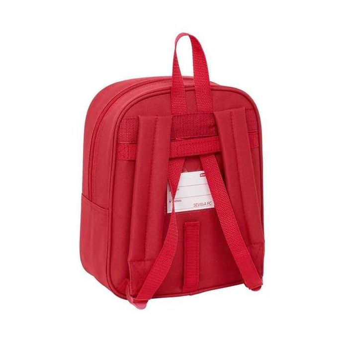 Safta Mochila Guardería Adapt. Carro Resistente Agua Sevilla FC 22x27x10 cm 1
