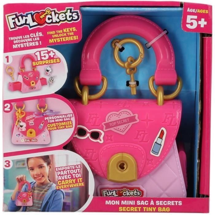 Funlockets Minibolso Secreto S22240FR1 - Rosa, Morado, Dorado 0 Funlockets Minibolso Secreto S22240FR1 - Rosa, Morado, Dorado 0