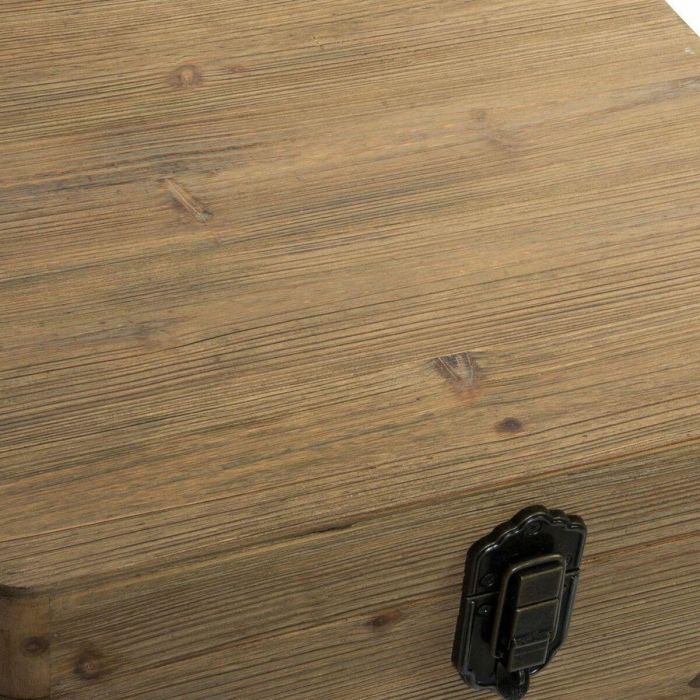 DKD Home Decor Mesita Auxiliar Estilo Loft Colección Soho con Baúl Madera Metal Natural 51x74x49 cm 3 DKD Home Decor Mesita Auxiliar Estilo Loft Colección Soho con Baúl Madera Metal Natural 51x74x49 cm 3
