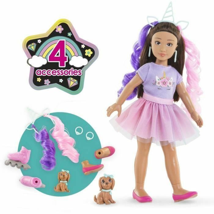 Corolle Muñeca Unicornio Luna con 4 Accesorios - 28 cm - a partir de 4 años - COR1713432084461 1