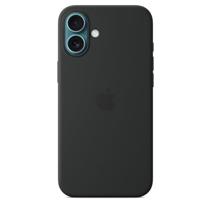 Apple iPhone 16 Plus Funda de silicona con MagSafe Negra 1