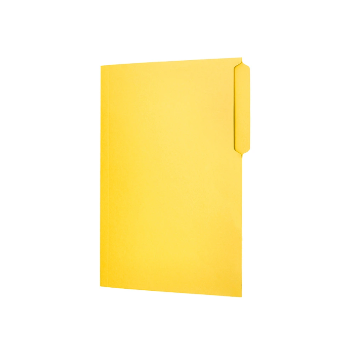 Liderpapel Subcarpeta Cartulina Folio Pestaña Izquierda 240g/m2 Amarillo 8