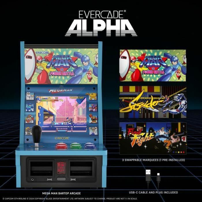 Consola de retrogaming - SOLO PARA JUEGOS - Evercade Alpha Mega Man Bartop Arcade 3 Consola de retrogaming - SOLO PARA JUEGOS - Evercade Alpha Mega Man Bartop Arcade 3