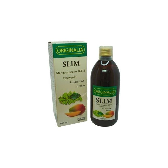 INTEGRALIA Slim Originalia Jarabe 500ml - Control de Peso con L-Carnitina, Mango Africano y Cromo para Glucosa y Grasas