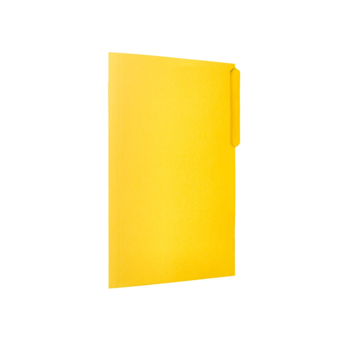 Liderpapel Subcarpeta Cartulina Folio Pestaña Izquierda 240g/m2 Amarillo 9