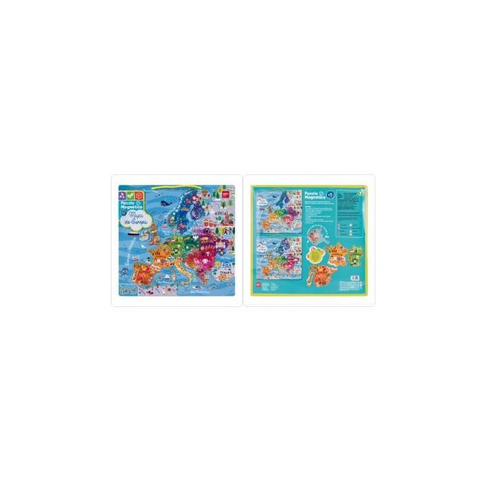 Puzle Educativo Magnetico Apli Kids Mapa De Europa 45 Piezas 1