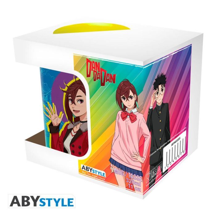 Abystyle Taza Dan Da Dan: Momo Ayase y Ken Takakura (Okarun) Licencia Oficial, Cerámica 320 ml, Apta Lavavajillas y Microondas, Regalo Ideal 3