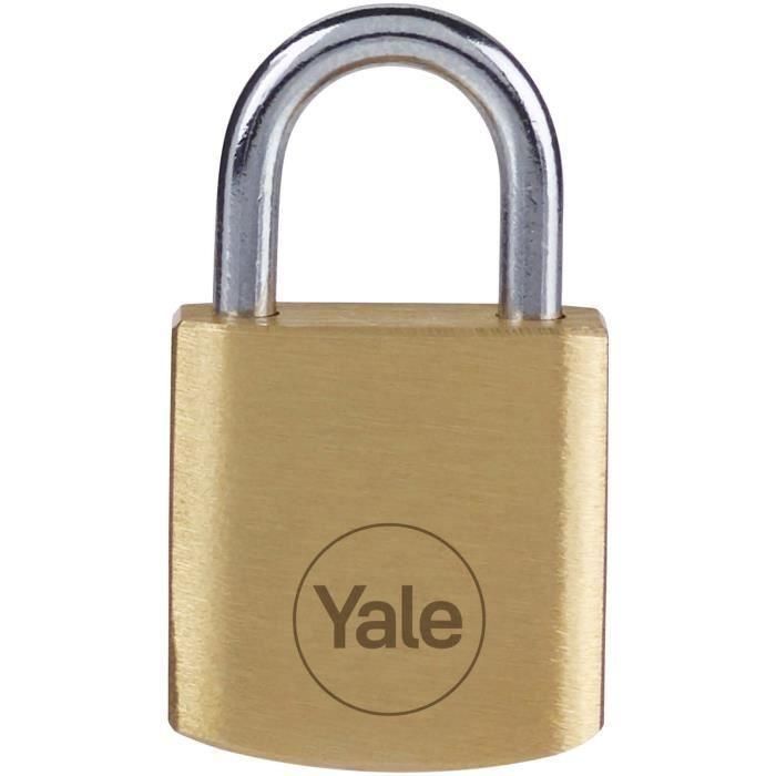 Candado de llave Yale Acero Rectangular Dorado (4 Unidades) 0 Candado de llave Yale Acero Rectangular Dorado (4 Unidades) 0
