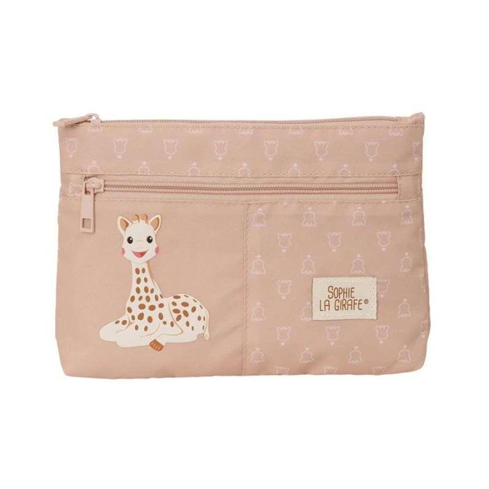 Portatodo Doble Sophie la Girafe Beige 23 x 16 x 3 cm 2 Portatodo Doble Sophie la Girafe Beige 23 x 16 x 3 cm 2