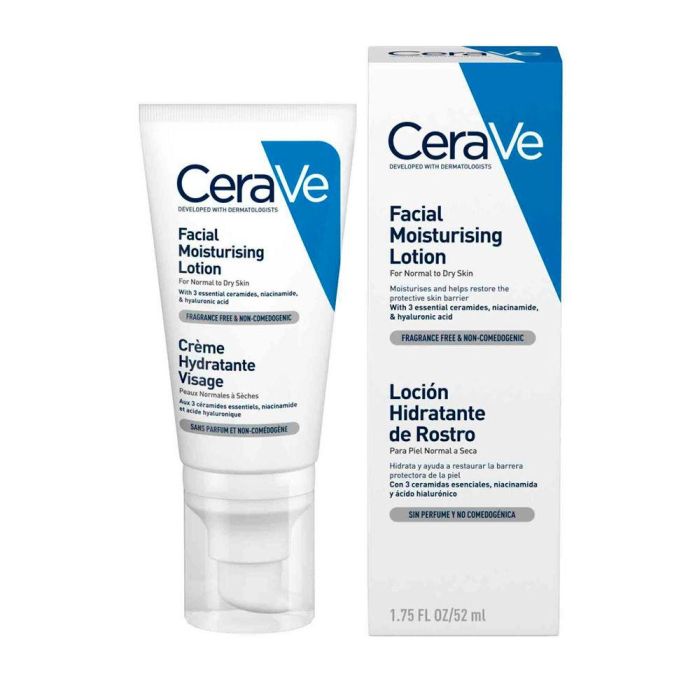 Cerave Locion Hidratante Piel Normal a Seca Sin Perfume 52 ml 1