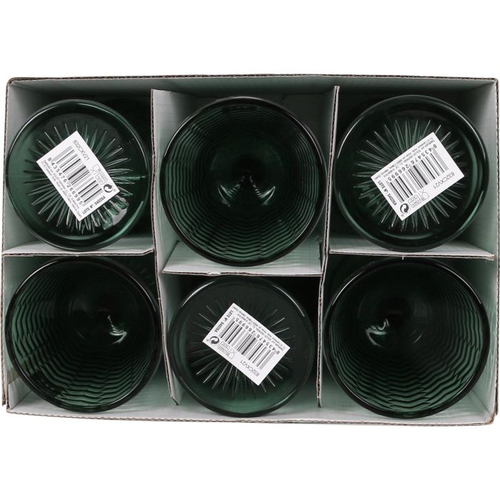 La Mediterranea Copa Spica Verde 320 cc - 8 cm diámetro x 17.5 cm altura (36 Unidades) 3