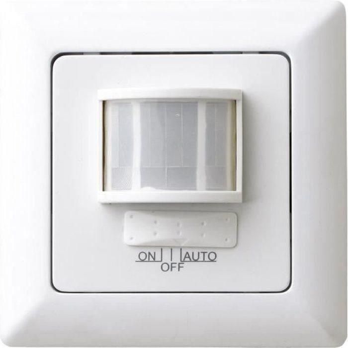 Chacon Interruptor Detector de Movimiento 120° con Temporizador Ajustable (10s-4min) para Iluminación Automática y Ahorro Energía Chacon Interruptor Detector de Movimiento 120° con Temporizador Ajustable (10s-4min) para Iluminación Automática y Ahorro Energía