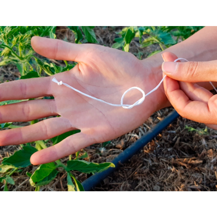 Liderpapel Cuerda Rafia Blanca Rollo 600 Metros Polipropileno Resistente 700g 5