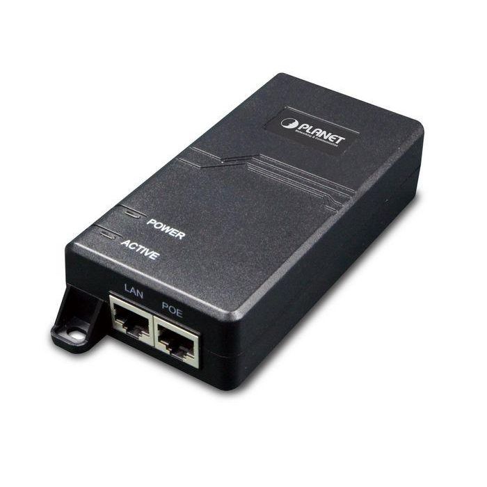 Planet POE-173 Inyector Ultra PoE Gigabit 1 Puerto 60W IEEE 802.3at/af, Alimentación Ethernet de Alta Potencia