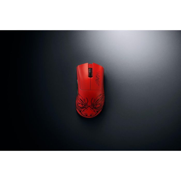 Razer DeathAdder V3 Pro Faker Edition Ratón Gaming Óptico Inalámbrico USB-C 30000 DPI Rojo para Mano Derecha