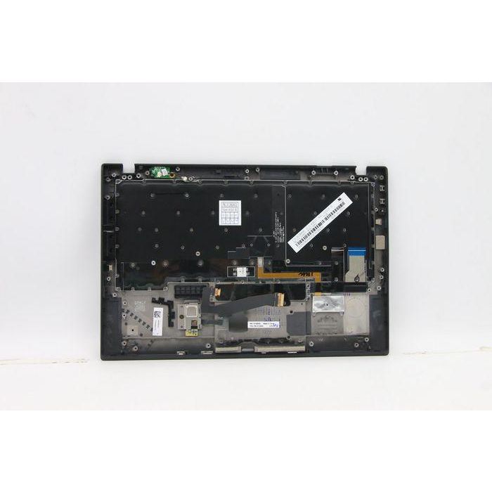 Lenovo Replacement keyboard bezel for Lenovo notebooks, includes fingerprint reader, black finish, designed for mechanical assembly. 1 Lenovo Replacement keyboard bezel for Lenovo notebooks, includes fingerprint reader, black finish, designed for mechanical assembly. 1