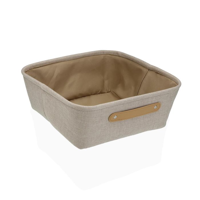 Cesta Cuadrada Beige Versa 32X13CM (2 Unidades) Cesta Cuadrada Beige Versa 32X13CM (2 Unidades)
