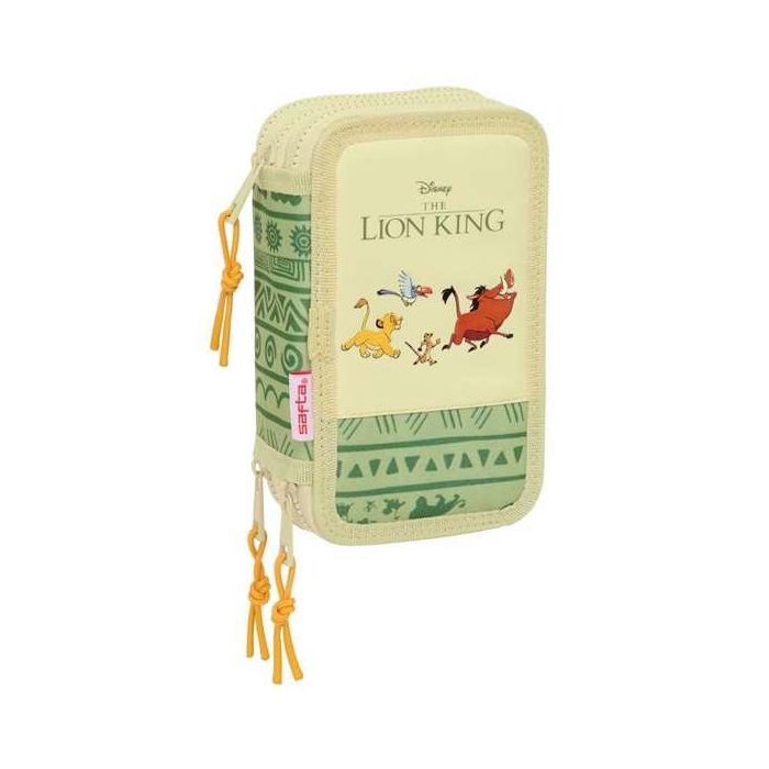 Plumier Triple Mufasa Verde Beige 12,5 x 19,5 x 5,5 cm 37 Piezas 0 Plumier Triple Mufasa Verde Beige 12,5 x 19,5 x 5,5 cm 37 Piezas 0