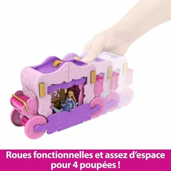 Disney Princess HWX17 Muñeca Aurora: Set con Caleche y Castillo en Caja 2