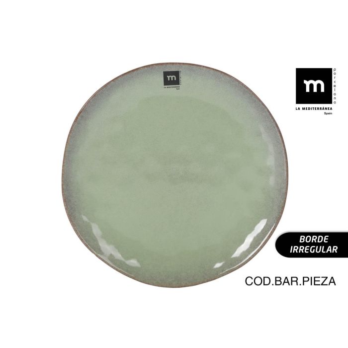 Plato Macarella Green 26,5 cm - Inde (12 Unidades) Plato Macarella Green 26,5 cm - Inde (12 Unidades)