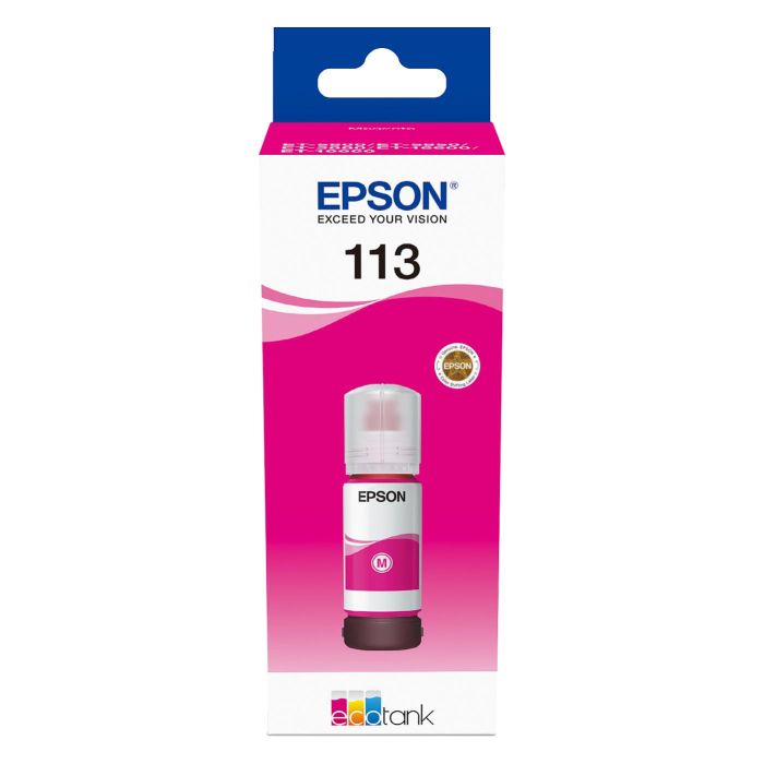 Epson Tinta Ecotank 113 Magenta para Et-5850, Et-5800, Et-16650, Et-16600, Et-5880, Et-5170 Epson Tinta Ecotank 113 Magenta para Et-5850, Et-5800, Et-16650, Et-16600, Et-5880, Et-5170