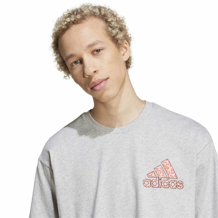 Camiseta de Manga Corta Hombre Adidas Berlin Bear Blanco S 1