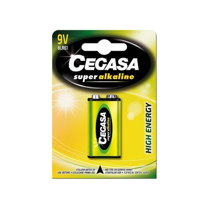 CEGASA PILA SUPER ALC. 6LR61. BLISTER 1