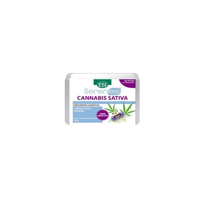 TREPATDIET-ESI Serenesi Pastilla Blanda con Cáñamo y Pasiflora para Intranquilidad y Sueño, Sabor Maracuyá, 50g, Vegano