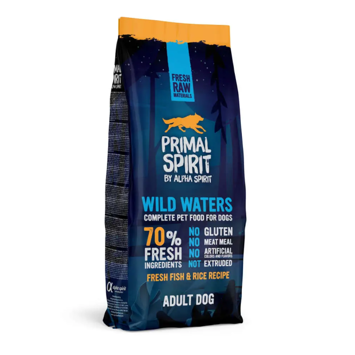 Alpha Spirit Spirit Canine Primal 70% Wild Waters 12 kg