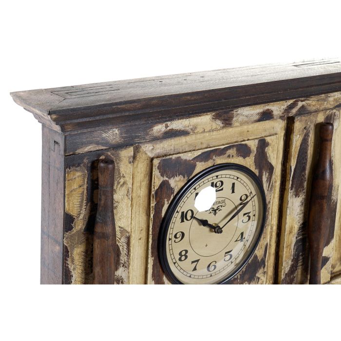 Reloj Pared Cottage DKD Home Decor Beige 15 x 37 x 81 cm 1 Reloj Pared Cottage DKD Home Decor Beige 15 x 37 x 81 cm 1