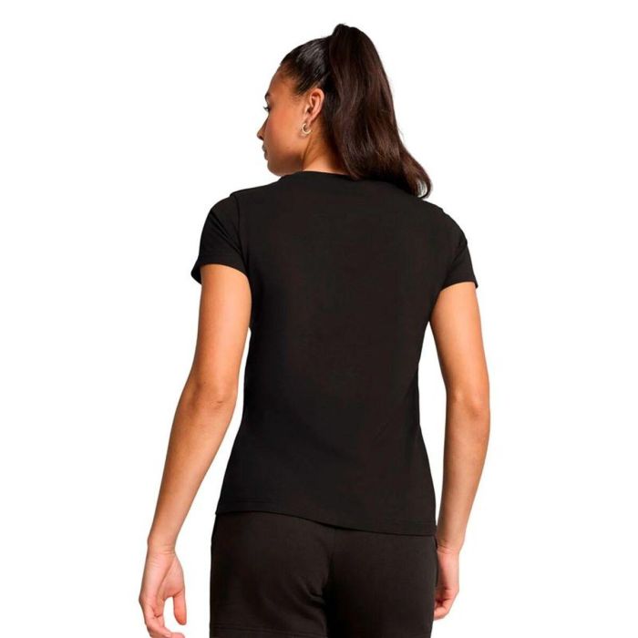 Camiseta de Manga Corta Mujer Puma Essentials Elevated Negro 10-12 Años 1