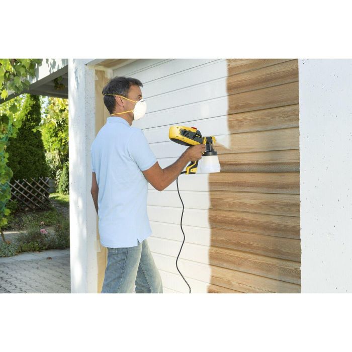 Wagner W590 Pistola de pintura universal de baja presión para paredes y lacas, 630W, 2 frentes Ispray, Tecnología Flexio, Turbina X-Boost 3