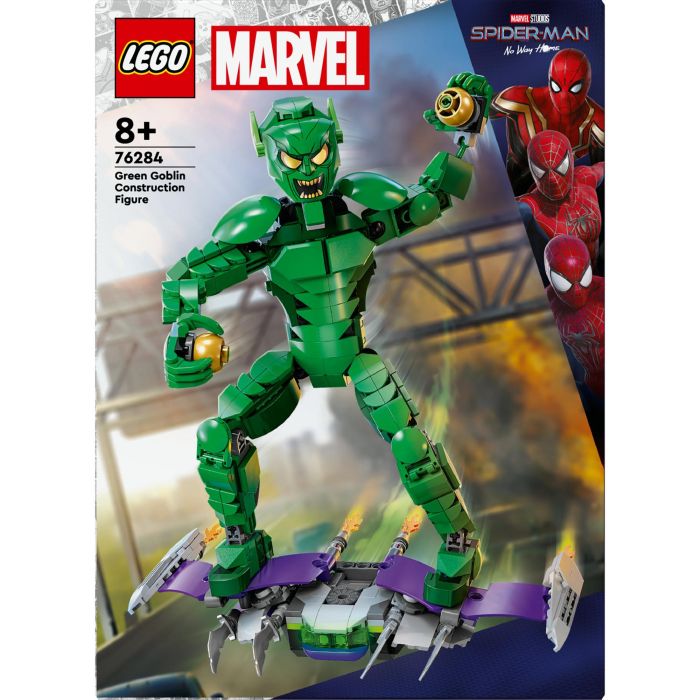 LEGO 76284 Marvel Minifigura Duende Verde de superhéroe de juguete para construir para niños 10 LEGO 76284 Marvel Minifigura Duende Verde de superhéroe de juguete para construir para niños 10