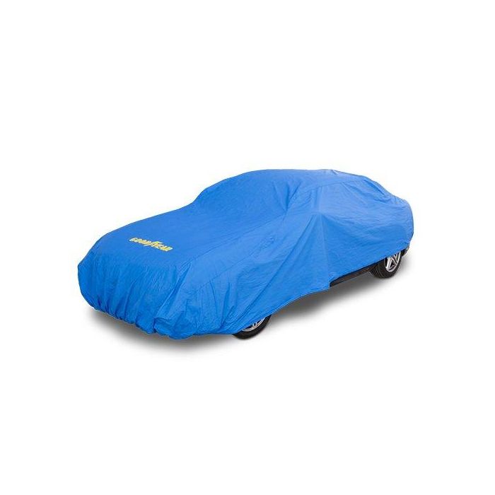Good Year Funda Cubre Coche Talla S GOD7013 Azul y Amarillo Exterior Interior Impermeable y Transpirable Anti UV 0 Good Year Funda Cubre Coche Talla S GOD7013 Azul y Amarillo Exterior Interior Impermeable y Transpirable Anti UV 0