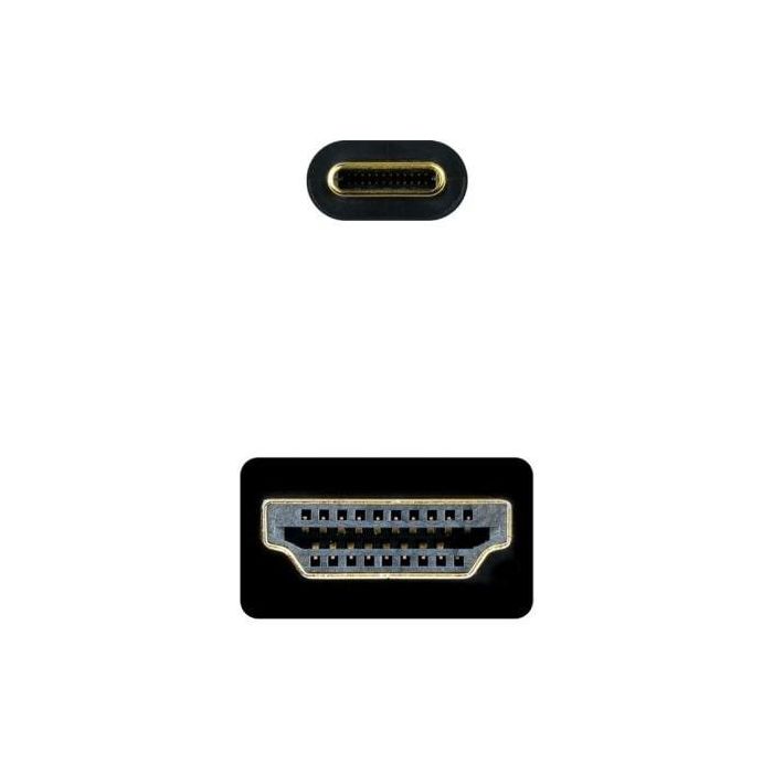 Nanocable 10.15.5105 Cable Conversor Unidireccional USB-C Macho a HDMI Macho 5m Negro, Compatible 4K@60Hz y HDR, DisplayPort Alt Mode 2 Nanocable 10.15.5105 Cable Conversor Unidireccional USB-C Macho a HDMI Macho 5m Negro, Compatible 4K@60Hz y HDR, DisplayPort Alt Mode 2
