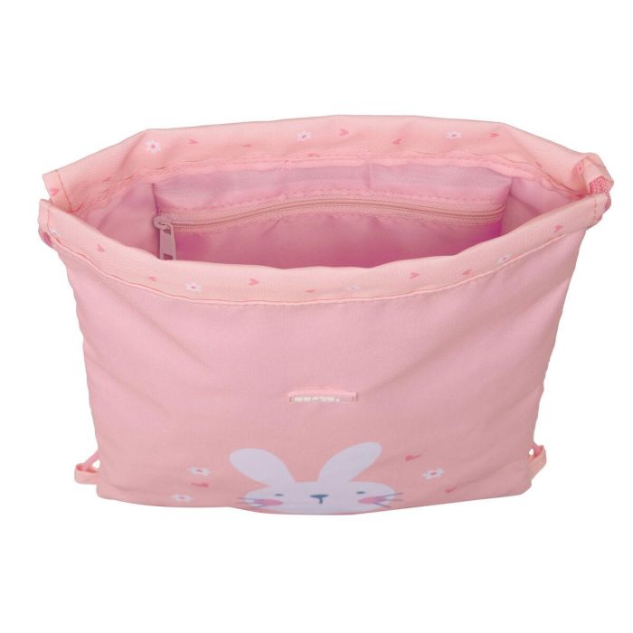 Bolsa Mochila con Cuerdas Safta Bunny Rosa 26 x 34 x 1 cm 2 Bolsa Mochila con Cuerdas Safta Bunny Rosa 26 x 34 x 1 cm 2