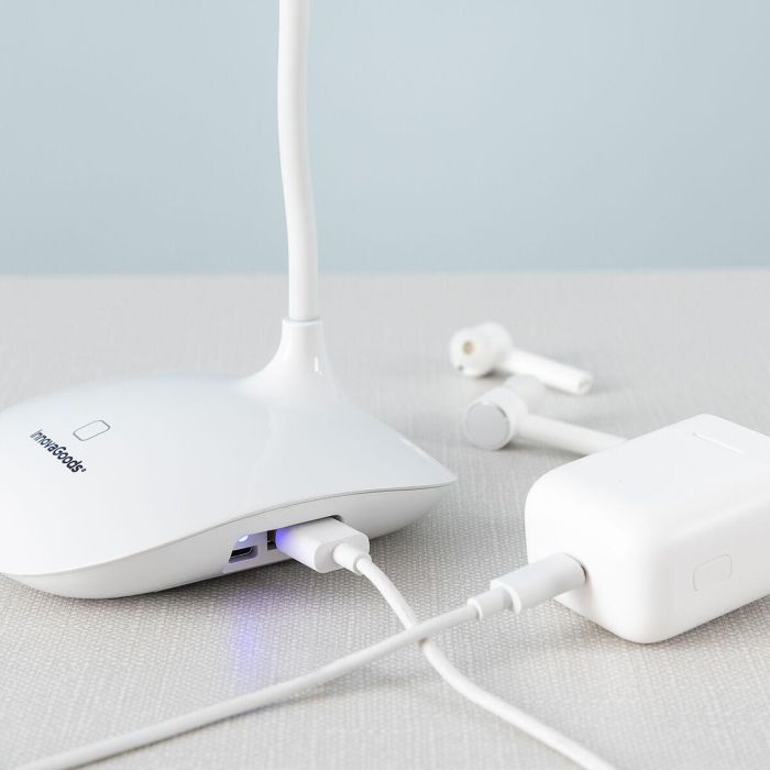 Lámpara LED de Mesa Recargable Táctil Lum2Go InnovaGoods 8 Lámpara LED de Mesa Recargable Táctil Lum2Go InnovaGoods 8