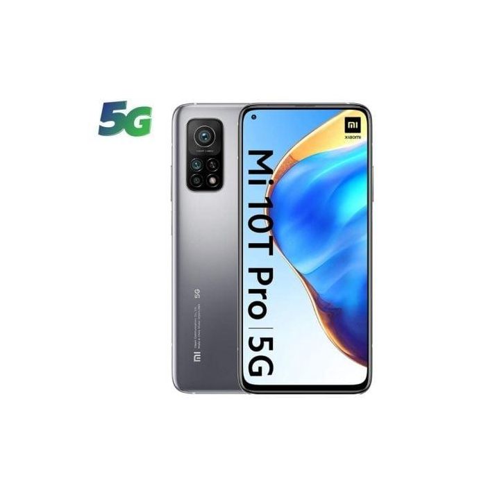 Smartphone Xiaomi Mi 10T Pro 8GB/ 256GB/ 6.67"/ 5G/ Plata Lunar Smartphone Xiaomi Mi 10T Pro 8GB/ 256GB/ 6.67"/ 5G/ Plata Lunar