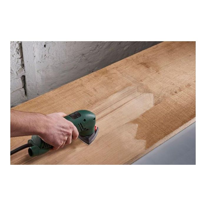 Hoja lija triangular autoadhesiva para madera/metal gr240 95 mm, 5 unidades 1 Hoja lija triangular autoadhesiva para madera/metal gr240 95 mm, 5 unidades 1