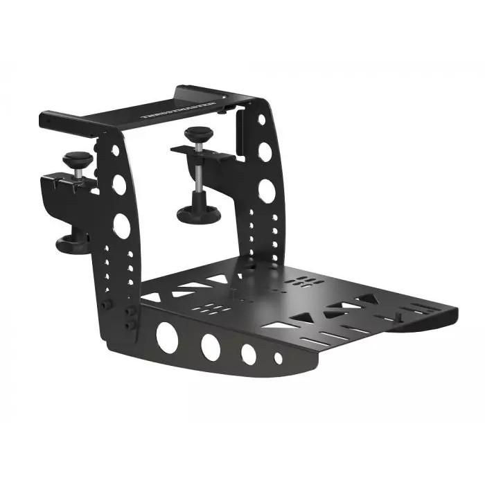 Thrustmaster Soporte Flying Clamp 4060174 para TCA Sidestick, Quadrant, T16000M, TWCS - Negro