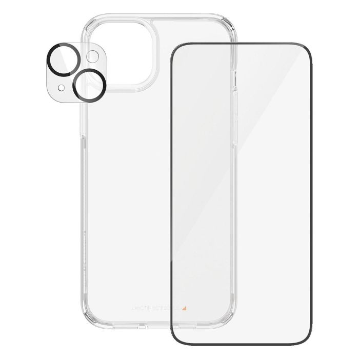 PanzerGlass Protector de Pantalla Vidrio Templado 9H para iPhone 15 Plus - Kit 3 en 1 con Aplicación en Seco, Resistente a Golpes y Anti-huellas 3 PanzerGlass Protector de Pantalla Vidrio Templado 9H para iPhone 15 Plus - Kit 3 en 1 con Aplicación en Seco, Resistente a Golpes y Anti-huellas 3