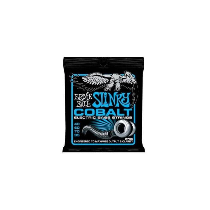 Ernie Ball Slinky Cobalt Extra Juego Cuerdas Bajo Eléctrico 40-95